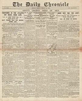Alnwick: 1917 Daily Chronical More Men required for the Army