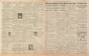 Sheerness: 1917 Daily Sketch Gotha Raid on Sheerness