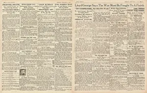 Serre: 1917 Daily Sketch Lloyd George Speech
