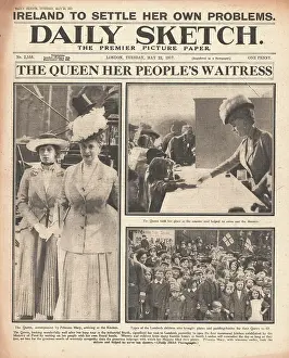 Ministery: 1917 Daily Sketch Queen Mary Visits Lambeth