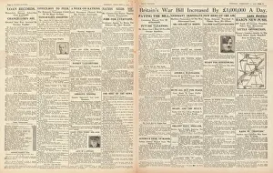 Grandcourt: 1917 Daily Sketch Rationing and War Loans