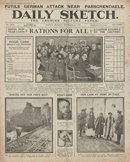 Rhondda: 1917 Daily Sketch Rations for all