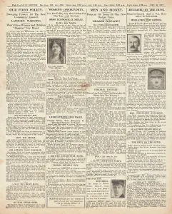 Consumers: 1917 Daily Sketch Rations for all