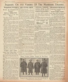 Silvertown: 1917 Daily Sketch Silvertown Explosion