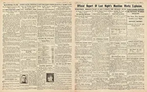 Silvertown: 1917 Daily Sketch Silvertown Explosion