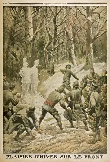 Effigies: 1917/FRENCH TROOPS/SNOW