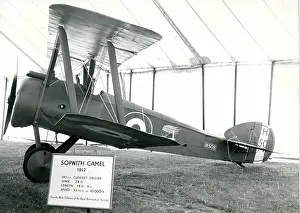 Marquee: The 1917 Sopwith Camel of the Nash Collection inside the
