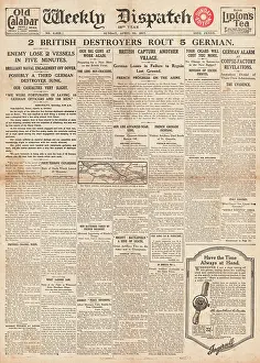 Gonnelieu: 1917 Weekly Dispatch Battle of Dover Strait