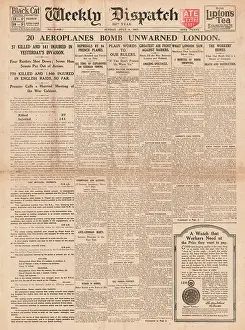 Wytschaete: 1917 Weekly Dispatch Gotha Raids on London