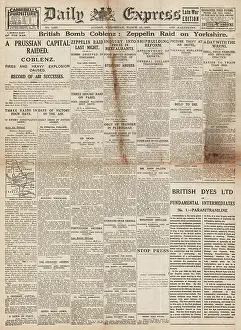 Coblenz: 1918 Daily Express Air raid on Koblenz