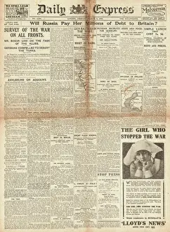 Neuve: 1918 Daily Express Russian debt to Britain