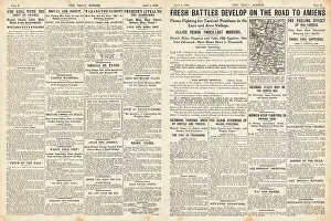 Peronne: 1918 Daily Mirror German Spring Offensive