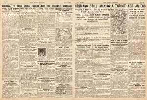 Peronne: 1918 Daily Mirror German Spring Offensive