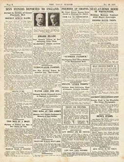 Markiev: 1918 Daily Mirror Irish rebels rounded up
