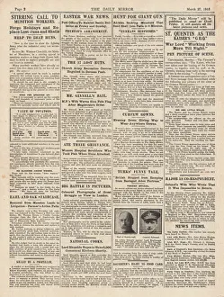 Seige: 1918 Daily Mirror Paris Gun