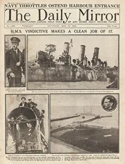 Vindictive: 1918 Daily Mirror Raid on Ostend