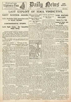 Vindictive: 1918 Daily News Raid on Ostend