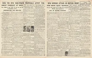Manpower: 1918 Daily Sketch Battle of Lys