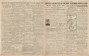 Thionville: 1918 Daily Sketch German Spring Offensive