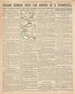 Seige: 1918 Daily Sketch German Spring Offensive