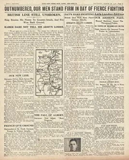 Seige: 1918 Daily Sketch German Spring Offensive