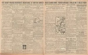 Seige: 1918 Daily Sketch German Spring Offensive