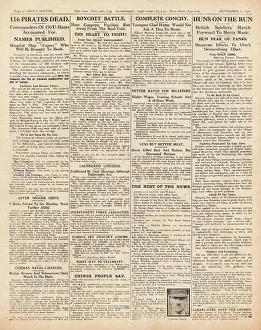 Objectors: 1918 Daily Sketch German U-Boat Commanders