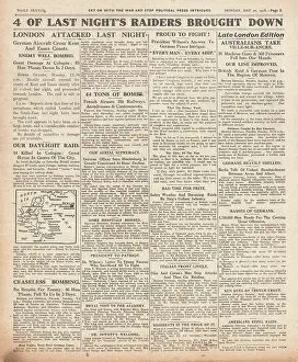 Luftstreitkrafte: 1918 Daily Sketch Gotha raid on London
