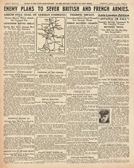 Currie: 1918 Daily Sketch Spring Offensive