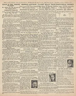 Freiburg: 1918 Daily Sketch Zeppelin raid on Hartlepool
