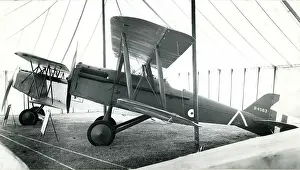 Marquee: The 1918 SE5A, G-EBIC, of the Nash Collection inside the