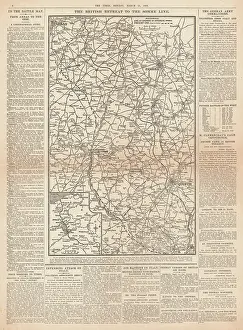 Kaiserschlacht: 1918 The Times German Map of Spring Offensive