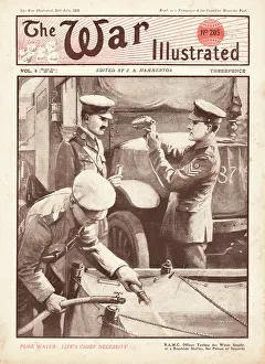 Ramc: 1918 War Illustrated RAMC testing the water supply