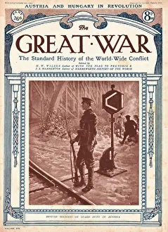 Austro Hungary: 1919 The Great War Guard duty in Austria