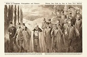Austria Hungary: 1919 New Illustrated Leaders of Central Powers