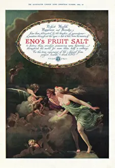 Indigestion: 1920 UK Magazine Eno's Fruit Salt Advert