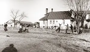 Lef001: 1920s 1930s Group Boys Play Playing