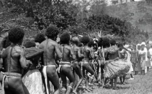 Rythm: 1920s 1930s Group Of Papuan Natives