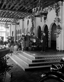 Dealership: 1920s Couple Talking To Salesman