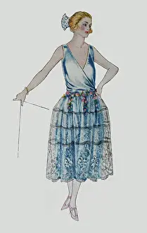 Overskirt: 1920s fashion