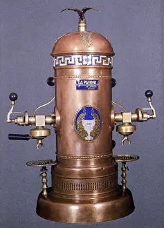 Espresso: 1920s La Pavoni coffee maker