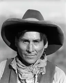 Stoney: 1920s - Smiling Native American Stoney Sioux