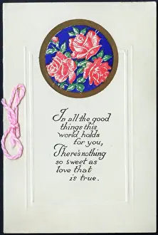 Nothing: 1920s Valentine's Greetings card