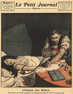 Transfusion: 1921 Blood Transfusion. An unconscious ?