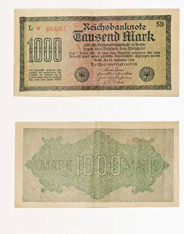 Bills: 1922 German Currency