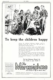 Marconiphone: 1923 UK Magazine Marconiphone Receiver Ad
