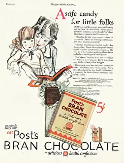 Kellogs: 1926 U.S. Magazine Post's Bran Chocolate Advert