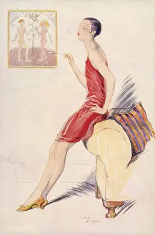 Flappers: 1927 by Lewis Baumer