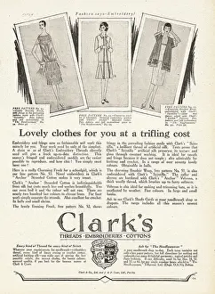 Cottons: 1927 UK Magazine Clark's Threads Advert