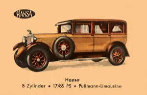 Hansa: 1928 Hansa 8-Cylinder Pullmann-Sedan